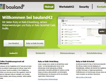 Tablet Screenshot of blog.bauland42.de