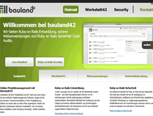 Tablet Screenshot of bauland42.de